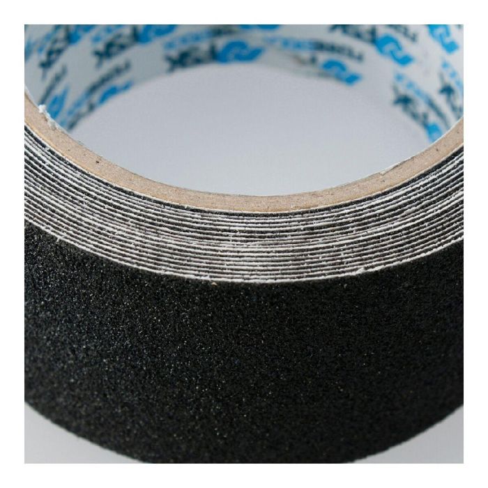 Cinta Adhesiva Ferrestock 5 m x 50 mm Negro Antideslizante 2 Cinta Adhesiva Ferrestock 5 m x 50 mm Negro Antideslizante 2
