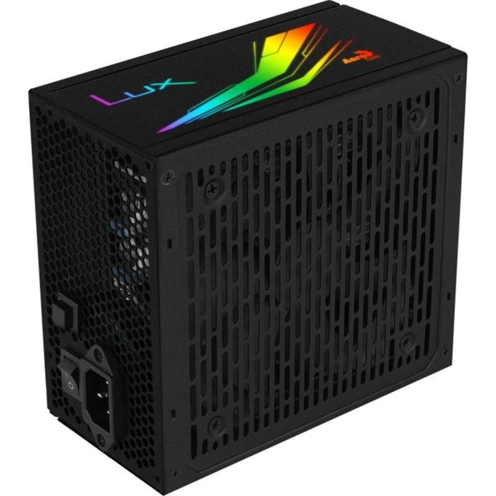 Aerocool LUXRGB650M Fuente de Alimentación 650W 80 Plus Bronze LUX RGB Semimodular, Ventilador 12cm Silencioso, 13 Efectos LED RGB 2 Aerocool LUXRGB650M Fuente de Alimentación 650W 80 Plus Bronze LUX RGB Semimodular, Ventilador 12cm Silencioso, 13 Efectos LED RGB 2