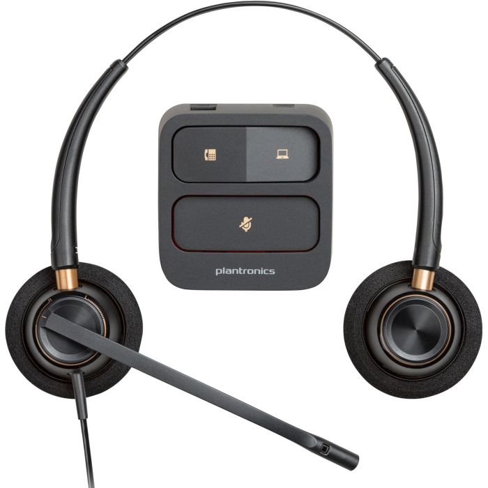 Poly EncorePro 520 Binaural Headset (89434-02) Auriculares Diadema con Quick Disconnect para Llamadas y Música 1 Poly EncorePro 520 Binaural Headset (89434-02) Auriculares Diadema con Quick Disconnect para Llamadas y Música 1