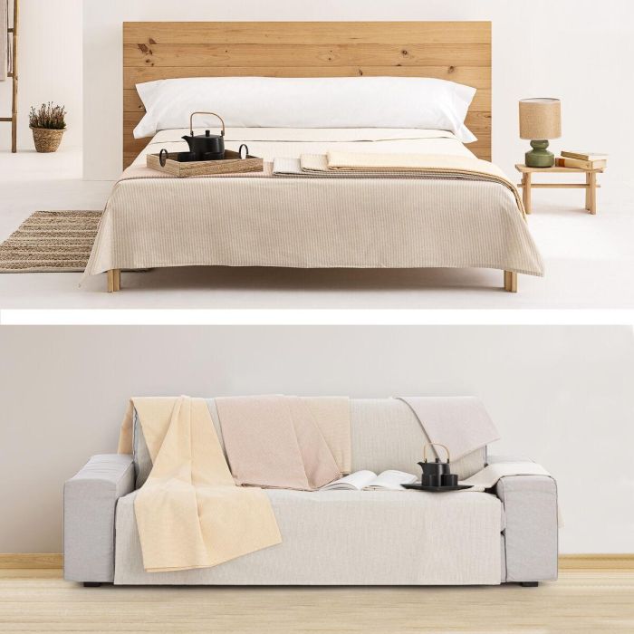 Cubre sofá Eysa AQUA Malva 260 x 270 cm 1 Cubre sofá Eysa AQUA Malva 260 x 270 cm 1