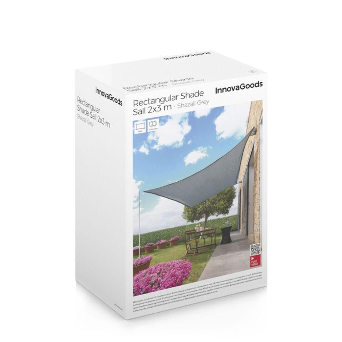 Toldo Vela Sombra Rectangular Shazail Innovago - Inde (4 Unidades) 8 Toldo Vela Sombra Rectangular Shazail Innovago - Inde (4 Unidades) 8