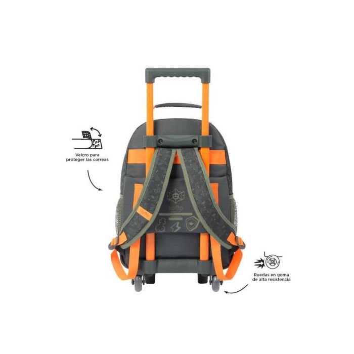Totto Mochila Escolar con Ruedas Mediana de Cartoons MJ03BWM005-2310-4DJM - 14.6 Litros 2