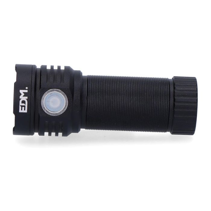 Edm Linterna LED 30W 3300lm Recargable, Aluminio, 3 LEDs, USB Tipo C, IP54 1 Edm Linterna LED 30W 3300lm Recargable, Aluminio, 3 LEDs, USB Tipo C, IP54 1