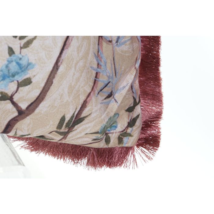 DKD Home Decor Cojín Oriental de Hojas, Poliéster, 10x45x45 cm, Lavable a Máquina (Juego de 6 Unidades Surtidas) 2