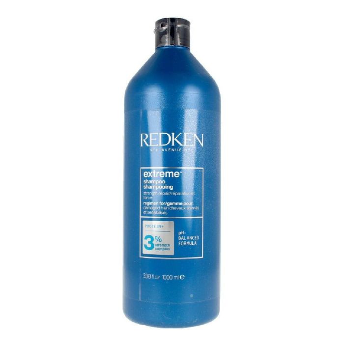 Redken Extreme Shampoo 1000ml - Reparación Profunda para Cabello Dañado con Fortifying Complex Redken Extreme Shampoo 1000ml - Reparación Profunda para Cabello Dañado con Fortifying Complex