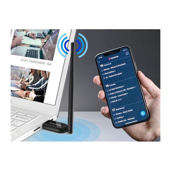 Conceptronic ABBY07B Adaptador Bluetooth 5.1 NanoUSB Inalámbrico USB 100m Negro 4