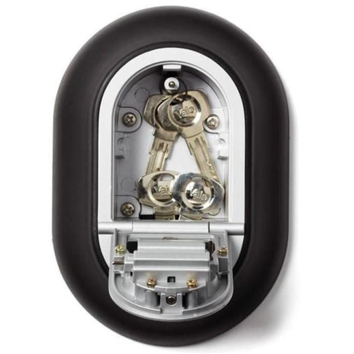 Yale Caja de llaves de pared - Almacenamiento seguro para acceso de llaves - Cuerpo metálico resistente - Tamaño L 4