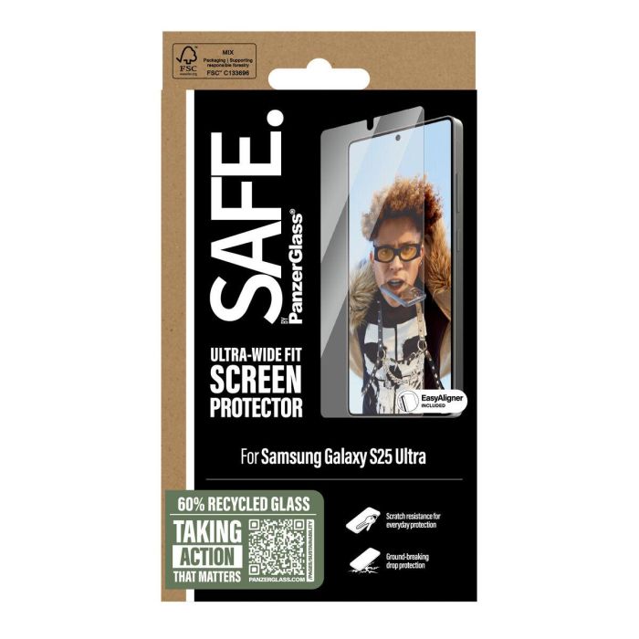 Protector de Pantalla para Móvil PanzerGlass Samsung S25 Ultra 1