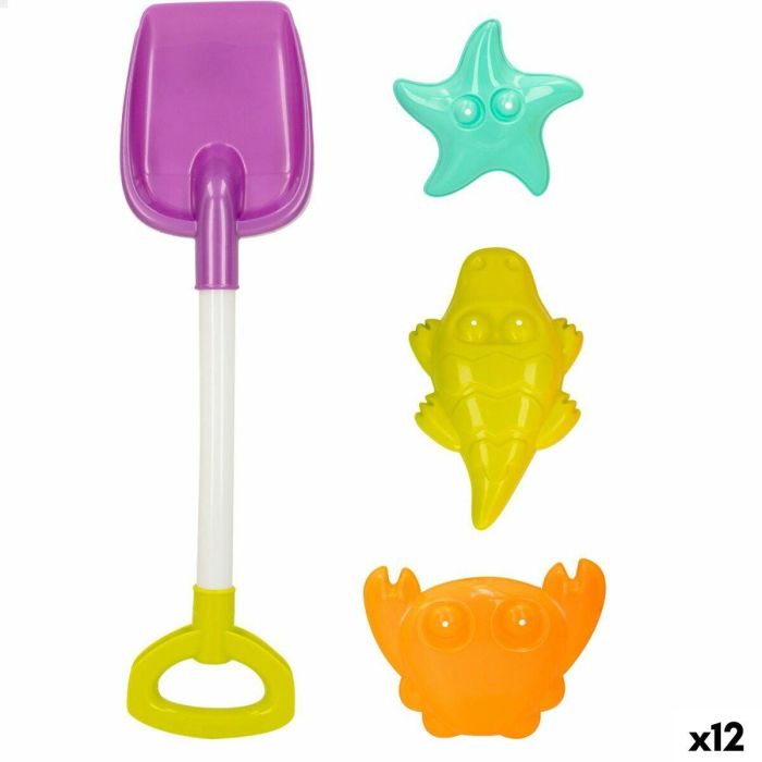 Set de Juguetes de Playa Colorbaby 4 Piezas Polipropileno (12 Unidades) Set de Juguetes de Playa Colorbaby 4 Piezas Polipropileno (12 Unidades)
