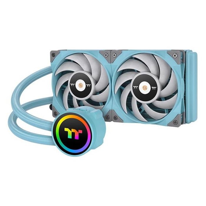 Thermaltake CL-W319-PL12TQ-A TOUGHLIQUID 240 ARGB Sync Refrigeración Líquida Todo en Uno 240mm Turquesa