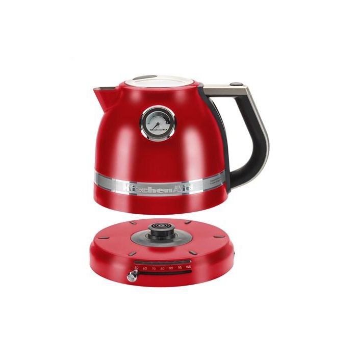 Kitchenaid Hervidor 5KEK1522 Rojo 1.5L con Control de Temperatura y Pared Dual para Infusiones 5