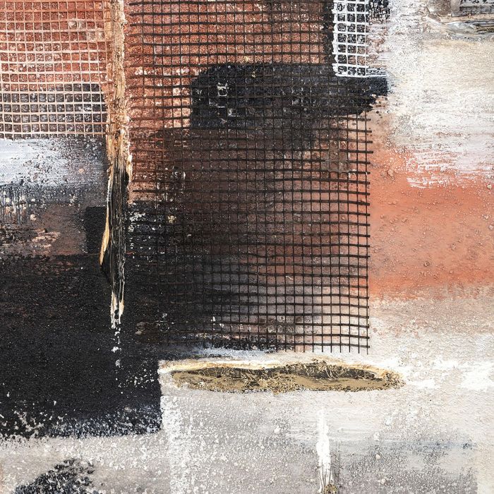 DKD Home Decor Cuadro Moderno Multicolor 90 x 90 cm (2 Unidades) Lienzo y Pino Pintado a Mano 4