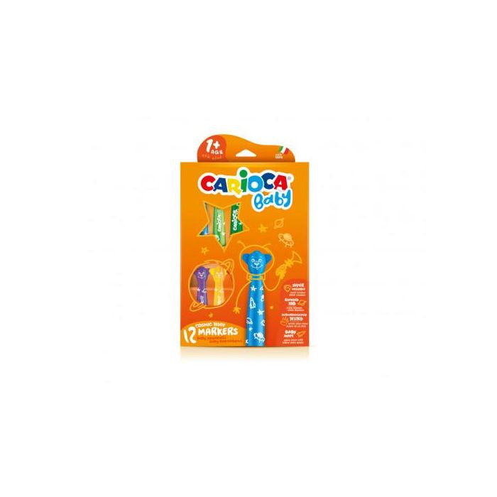 Carioca Rotuladores Teddy Marker 1+ Colores Surtidos Estuche 12 Ud