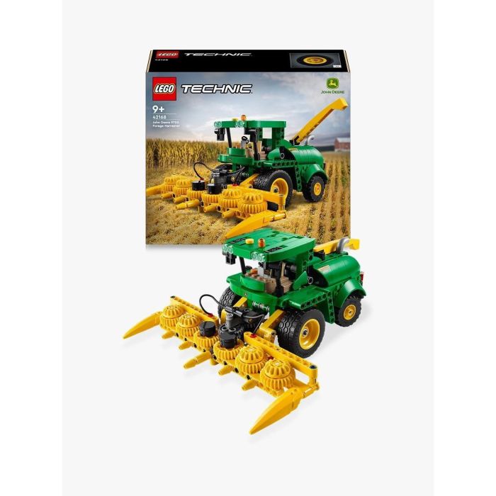 LEGO Technic 42168 John Deere 9700 Forage Harvester con dirección trasera y cabezales para maíz, juguete construcción +9 años 13