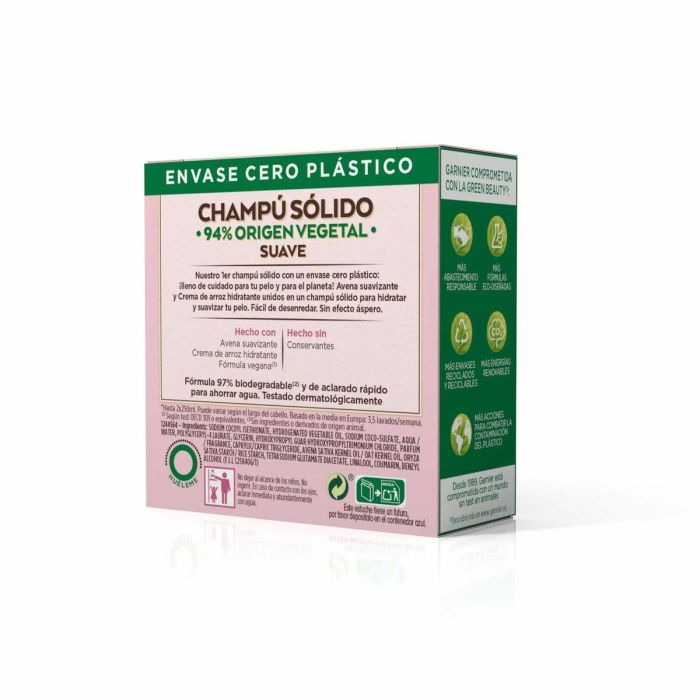 Garnier Original Remedies Champú Sólido Suave Calmante 5 Garnier Original Remedies Champú Sólido Suave Calmante 5
