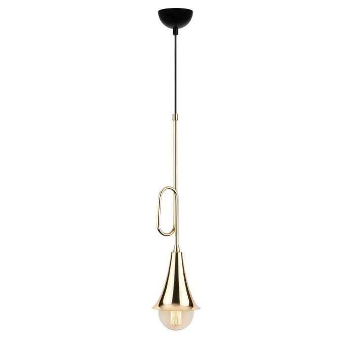 Lámpara Colgante Sarmal - 3061 Yogyakarta Oro/Negro 1xE27 Sin Bombilla [OPV-892OPV1409] 4