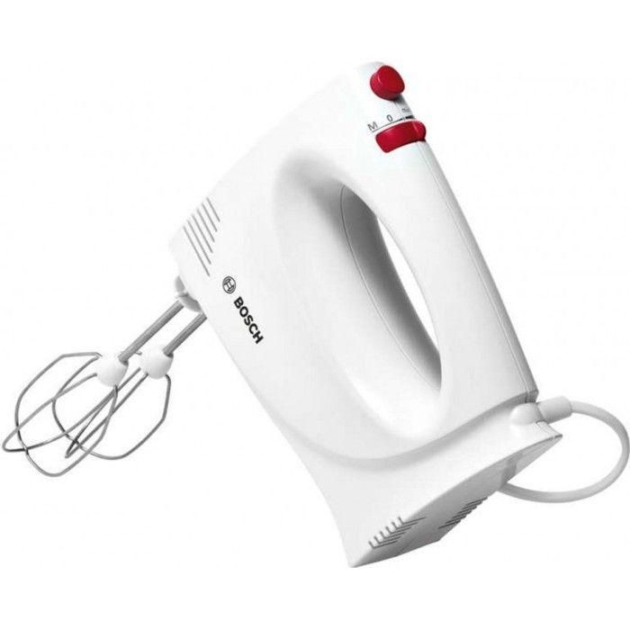 Batidora - BOSCH - MFQP1000 - 300 W - 2 velocidades + turbo - 2 batidores de acero inoxidable Batidora - BOSCH - MFQP1000 - 300 W - 2 velocidades + turbo - 2 batidores de acero inoxidable