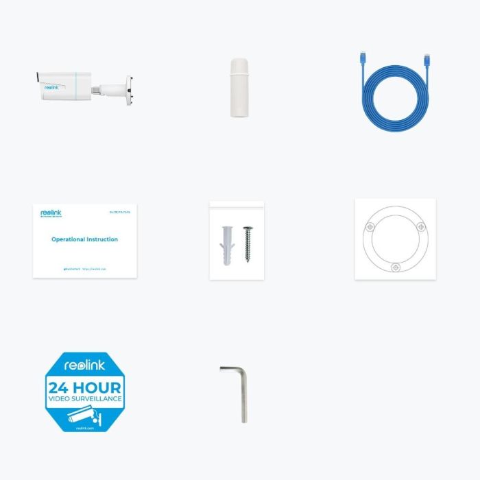 Reolink PC811AB4K01 Cámara de Seguridad IP 4K 8MP, Exterior, Alámbrico, Zoom Óptico 5x, Visión Nocturna 30m, IP67, Blanco 2