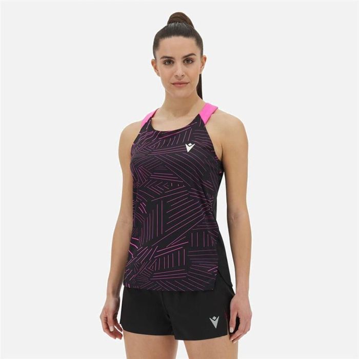 Camiseta para Mujer sin Mangas Macron Prime Cd Negro Pádel S 5