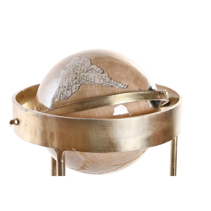 DKD Home Decor Globo Terraqueo Vintage Dorado Bronce 23 x 43 x 22 cm 3