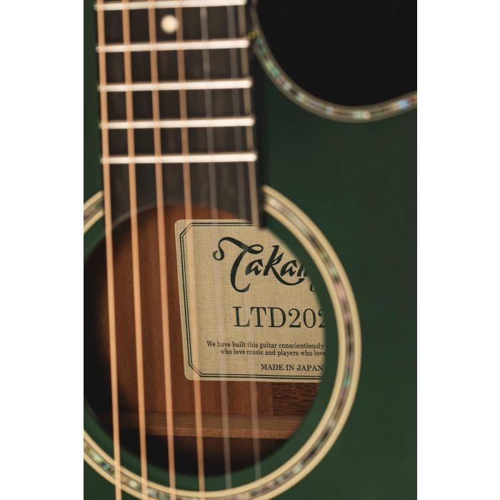 Guitarra Takamine Ltd 2025 - Antique Ever Green 3 Guitarra Takamine Ltd 2025 - Antique Ever Green 3