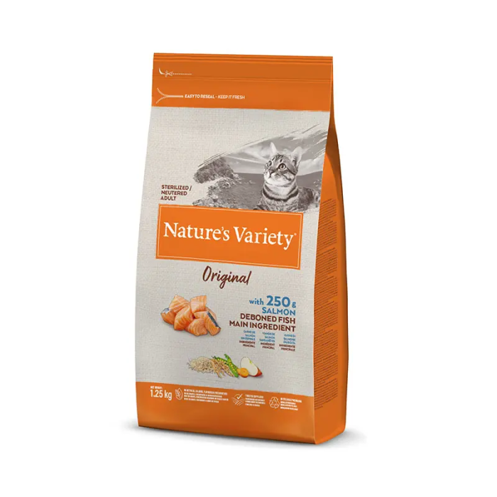 Nature'S V Origin Feline Adult Ster Salmo 1,25 kg