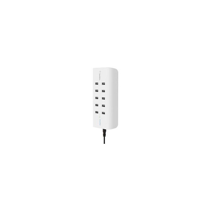 Belkin Estación de Carga USB de 10 Puertos, 120W, 2.4A por Puerto, Color Blanco Belkin Estación de Carga USB de 10 Puertos, 120W, 2.4A por Puerto, Color Blanco