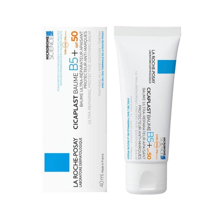 La Roche Posay CICAPLAST BAUME B5+ Bálsamo Reparador Marcas, Cicatrices y Tatuajes con Protección Solar SPF50 40 ml