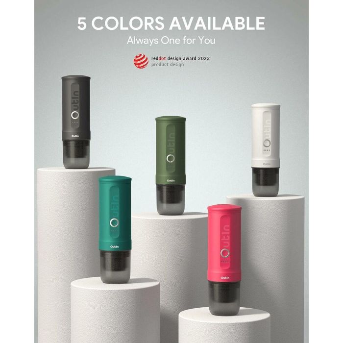 Cafetera Express Outin NESPRESSO Verde 7