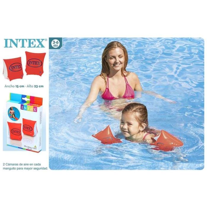 Intex Brazalete Neon 23x15 cm para Niños de 3 a 6 Años de PVC 8
