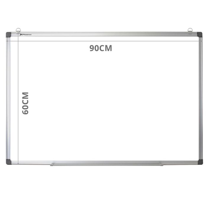 Phoenix technologies Pizarra Magnética Noteboard Blanca 90 cm para Oficina, Hogar y Proyección con Marco Metálico Phoenix technologies Pizarra Magnética Noteboard Blanca 90 cm para Oficina, Hogar y Proyección con Marco Metálico