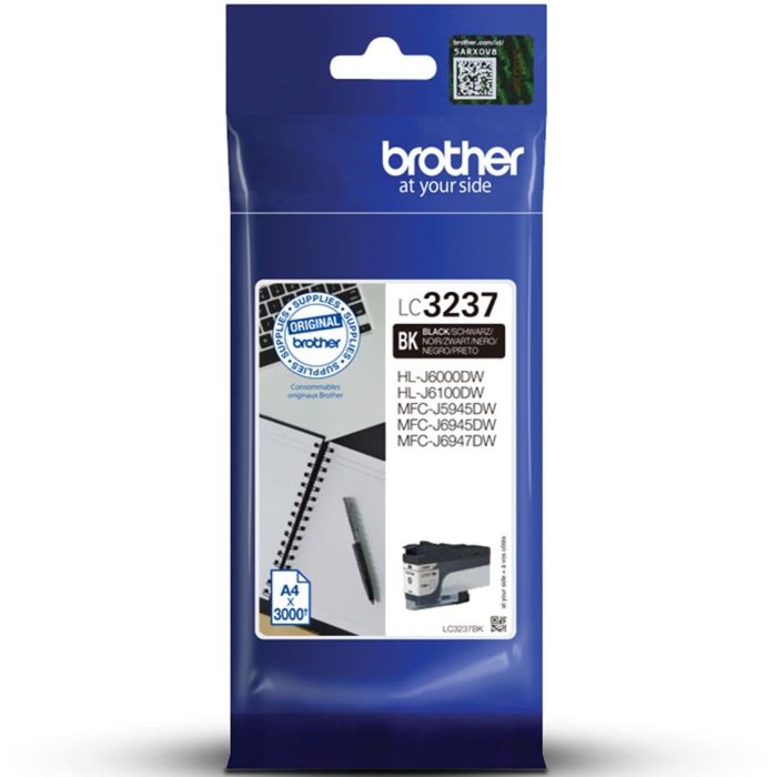 BROTHER Cartucho de tinta negro LC3237BK 2