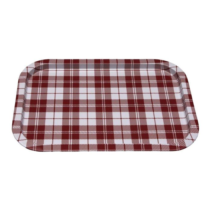 Bandeja Versa Vichy Rojo 23 X 1,5 X 34 CM 1 Bandeja Versa Vichy Rojo 23 X 1,5 X 34 CM 1