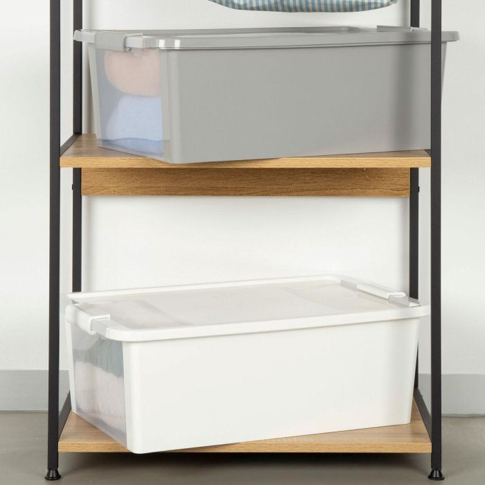 Caja de Almacenaje con Tapa Curver Blanco Plástico 26 L 55 x 19 x 35 cm (7 Unidades) 2 Caja de Almacenaje con Tapa Curver Blanco Plástico 26 L 55 x 19 x 35 cm (7 Unidades) 2