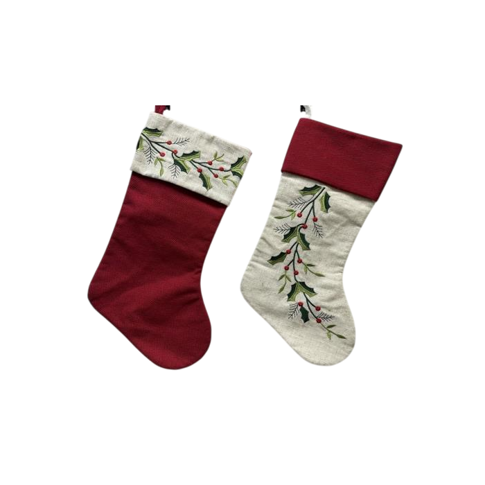 Calcetin Navidad Tradicional DKD Home Decor Rojo Beige 2 x 50 x 25 cm (6 Unidades) 0 Calcetin Navidad Tradicional DKD Home Decor Rojo Beige 2 x 50 x 25 cm (6 Unidades) 0