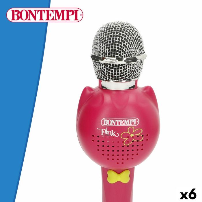 Micrófono Karaoke Bontempi 6 Unidades 15 Micrófono Karaoke Bontempi 6 Unidades 15