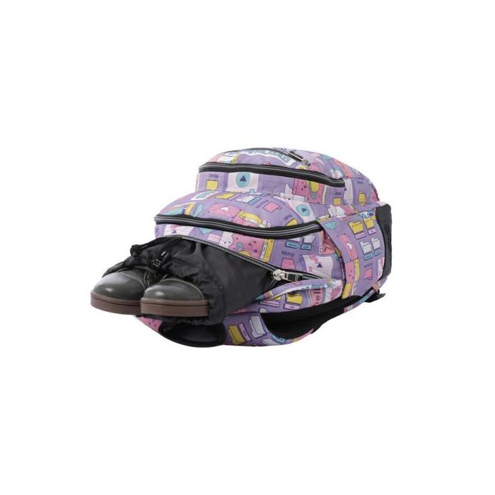 Totto Mochila Escolar Crayoles Morado 20 Litros con Neceser y Bolsa Extraíble MA04ECO029-2210N-2QI 5 Totto Mochila Escolar Crayoles Morado 20 Litros con Neceser y Bolsa Extraíble MA04ECO029-2210N-2QI 5