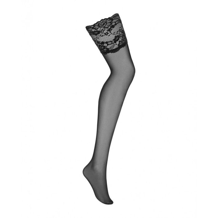 Medias con Liguero Obsessive 810-STO-1 Negro S/M 1 Medias con Liguero Obsessive 810-STO-1 Negro S/M 1