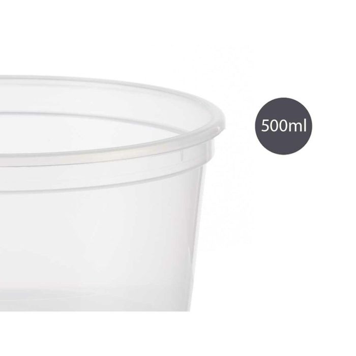 Fiambrera Leknes UT005NC01 Transparente Polipropileno 500 ml 1 Fiambrera Leknes UT005NC01 Transparente Polipropileno 500 ml 1