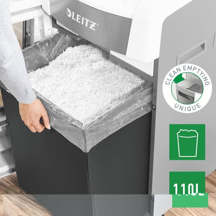 Trituradora de Papel Leitz IQ 600 Pro Autofeed P4 60 L 4