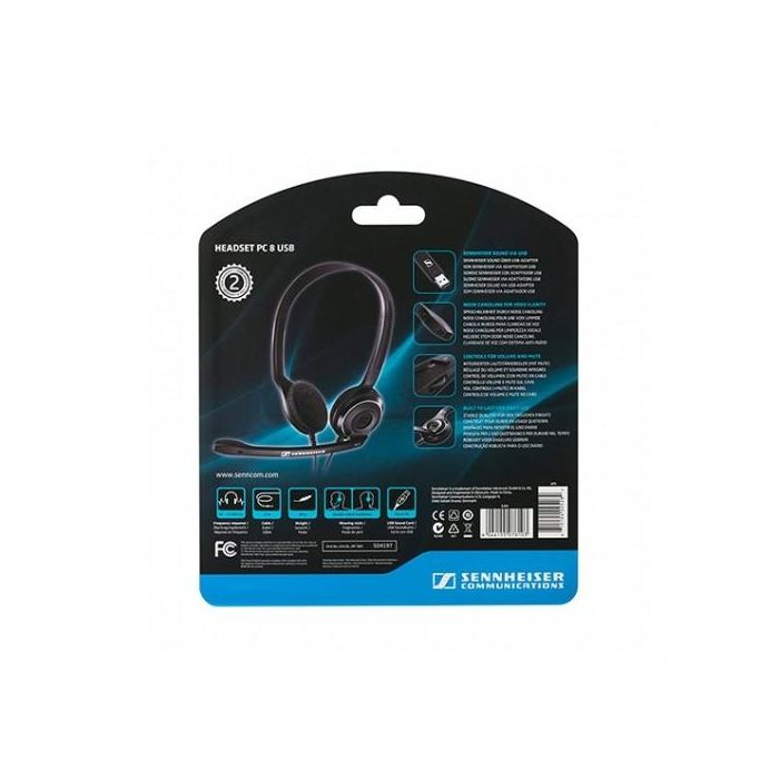 EPOS PC 8 USB. Product type: Headset. Connectivity technology: Wired. Recommended usage: Office/Call center. Headphone frequency: 42 - 17000 Hz. Cable 3 EPOS PC 8 USB. Product type: Headset. Connectivity technology: Wired. Recommended usage: Office/Call center. Headphone frequency: 42 - 17000 Hz. Cable 3