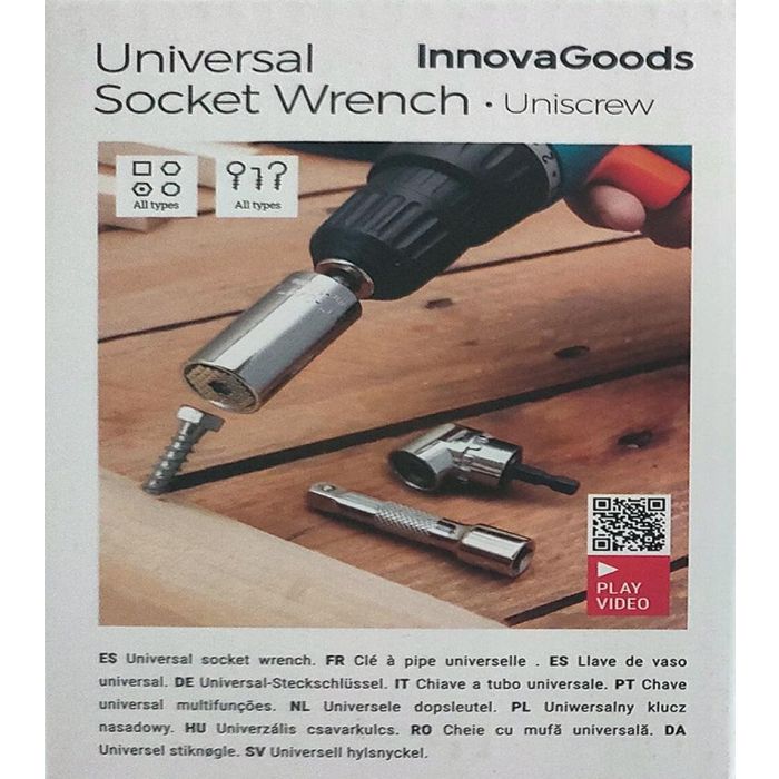 Llave de Vaso Universal con Accesorios Uniscrew InnovaGoods 1 Llave de Vaso Universal con Accesorios Uniscrew InnovaGoods 1