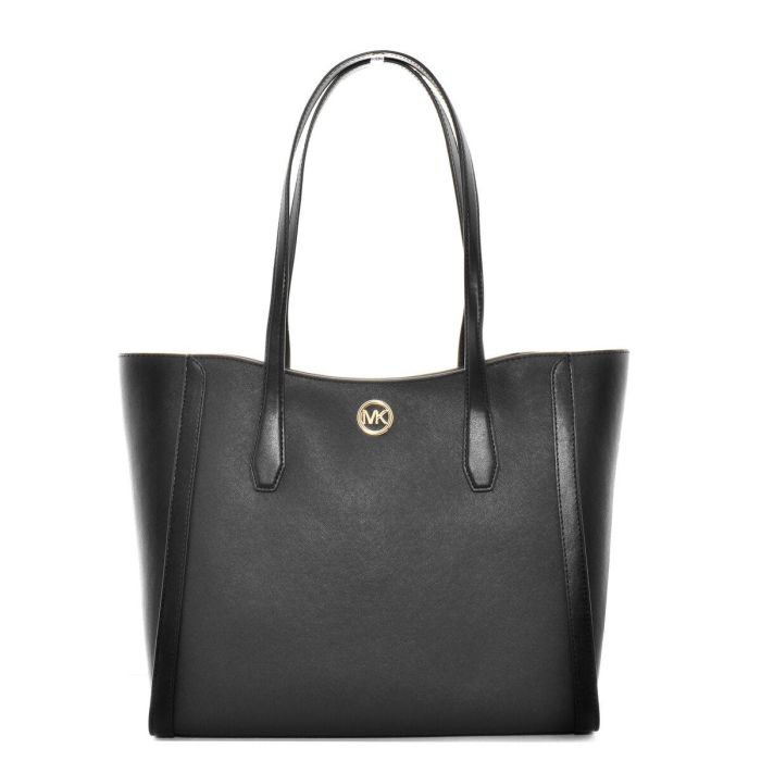 Bolso de Hombro Michael Kors Leida Negro 33 X 30 X 12 CM 0 Bolso de Hombro Michael Kors Leida Negro 33 X 30 X 12 CM 0