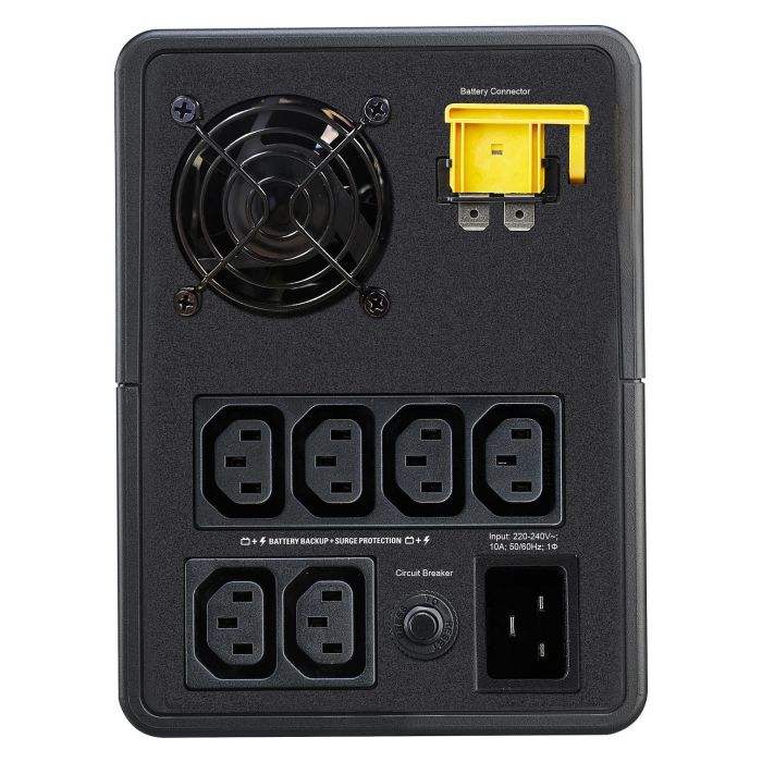 APC BVX2200LI Easy UPS Sistema de Alimentación Ininterrumpida Línea Interactiva 2,2 kVA 1200 W 6 Salidas AC 1