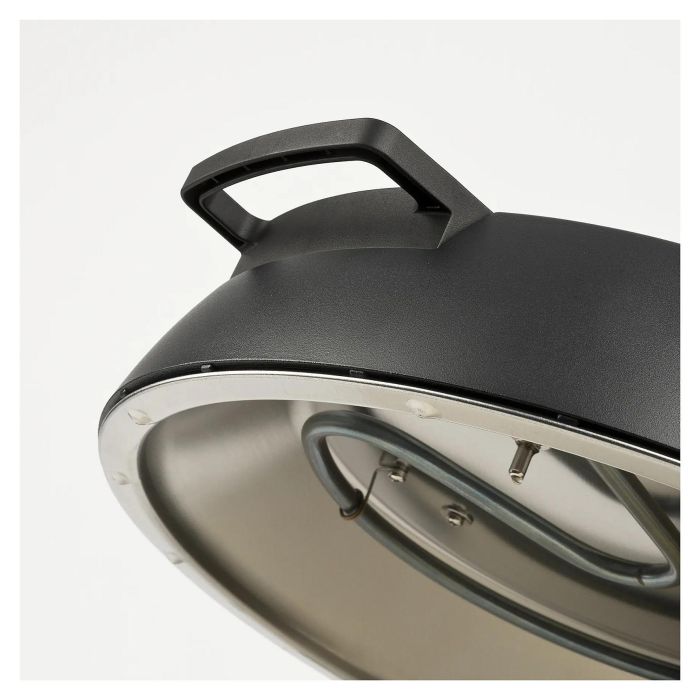 Ferrari Horno de Pizza con Piedra, 28 cm, 420 °C, 1200 W, Negro y Plata - Modelo G10199