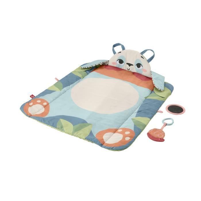 Fisher-Price HKD65 Alfombra de Juego Enrollable para Bebés con Diseño de Panda 1