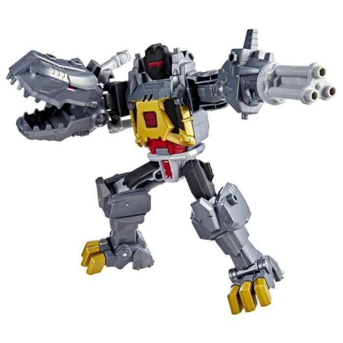 Hasbro HASG07485L0 Transformers Cyberworld Grimlock Bite and Battle, figura de 9 pulgadas, a partir de 6 años