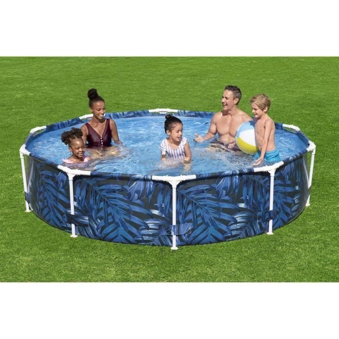 Piscina tubular elevada BESTWAY - Steel Pro - 305 x 66 cm - Redonda 2 Piscina tubular elevada BESTWAY - Steel Pro - 305 x 66 cm - Redonda 2
