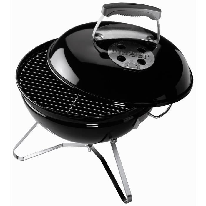 Barbacoa de carbón portátil WEBER Smokey Joe Premium Ø37 cm - Acero cromado - Negro 2 Barbacoa de carbón portátil WEBER Smokey Joe Premium Ø37 cm - Acero cromado - Negro 2