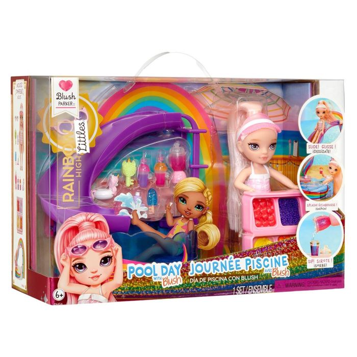 Rainbow High Playset Pool Day Y Blush 522249 Mga 1